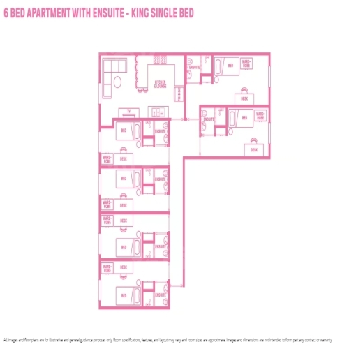6 bedroom apartment