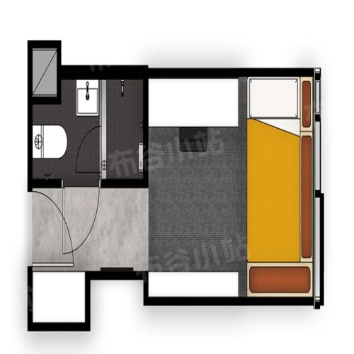 Single Bedroom – 6 Share Apt