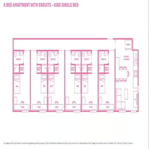 6 Bed Apartment