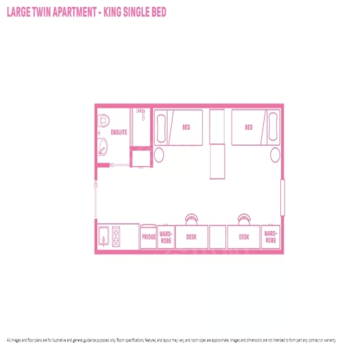 Large twin apartment