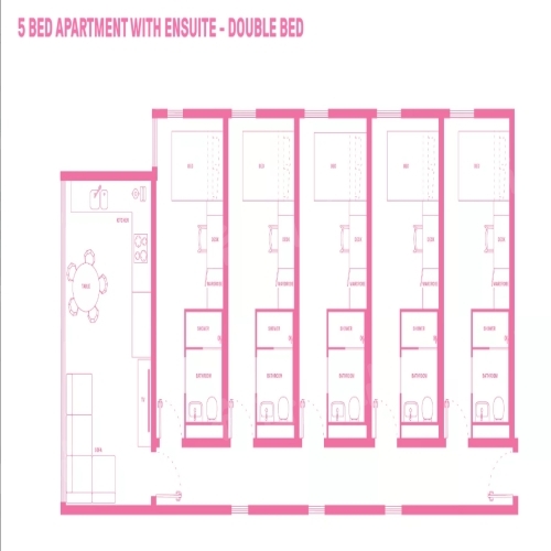 5 Bed Apartment